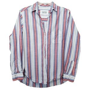 Grayson The Hero Cotton Striped Long Sleeve Button-Up Shirt Size 03 (Medium)